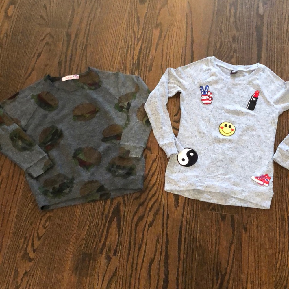 Size 6 sweatshirts.